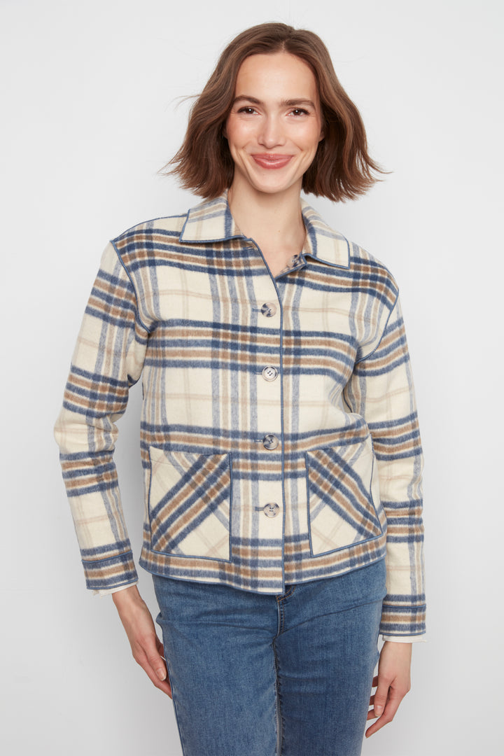 REVERSIBLE PLAID JACKET