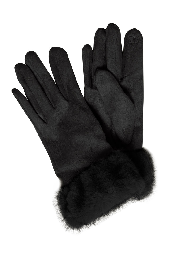 GLOVES WITH FUR
