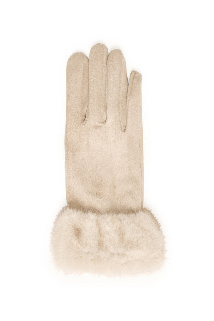 GLOVES WITH FUR
