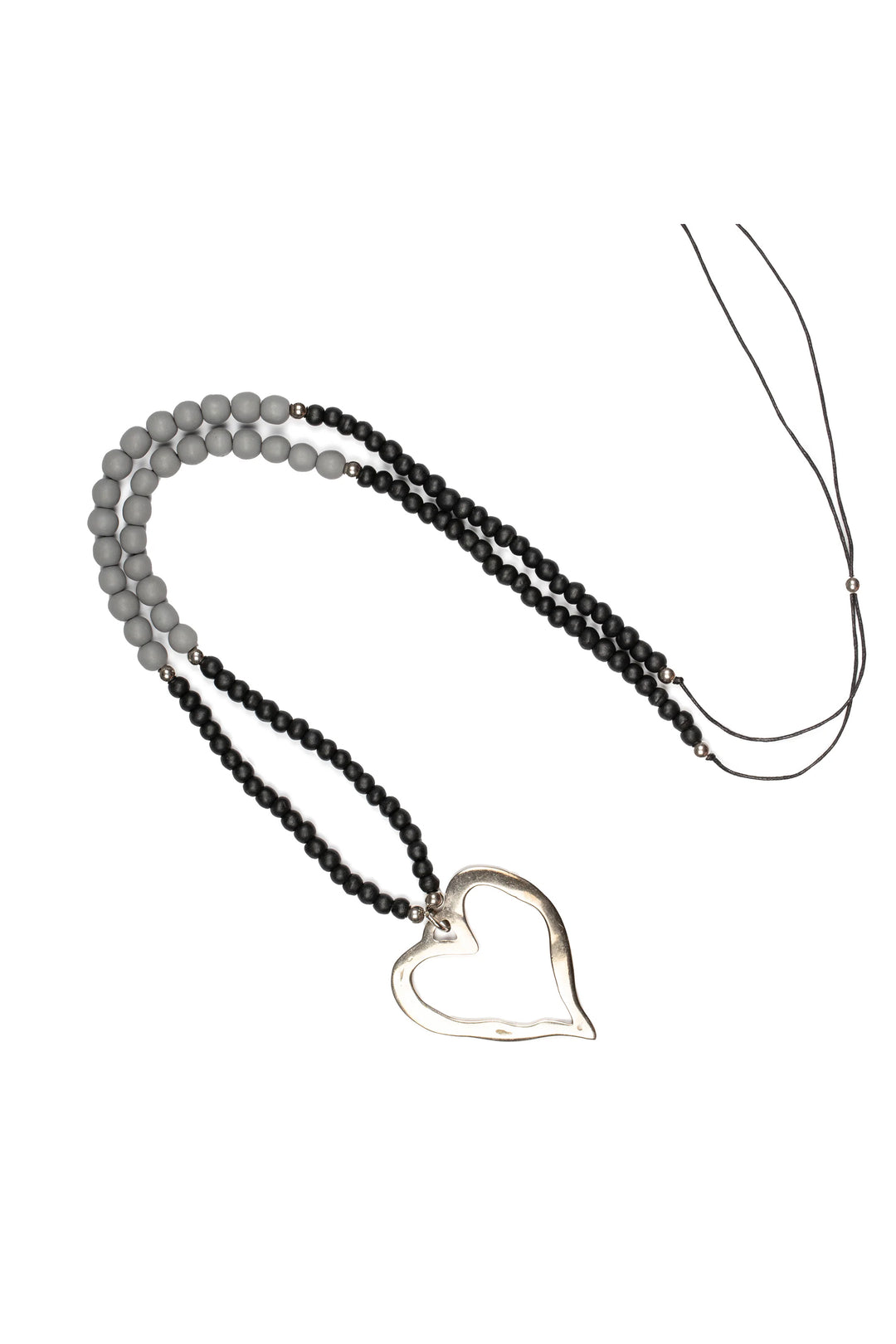 SUZIE BLUE Fall 2025 
Handcrafted wooden bead necklace featuring an adorable open heart pendant—the perfect everyday accessory that combines natural charm with effortless style. 