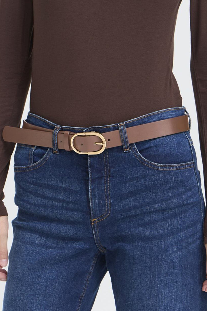 BELT WITH GOLD BUCKLE
