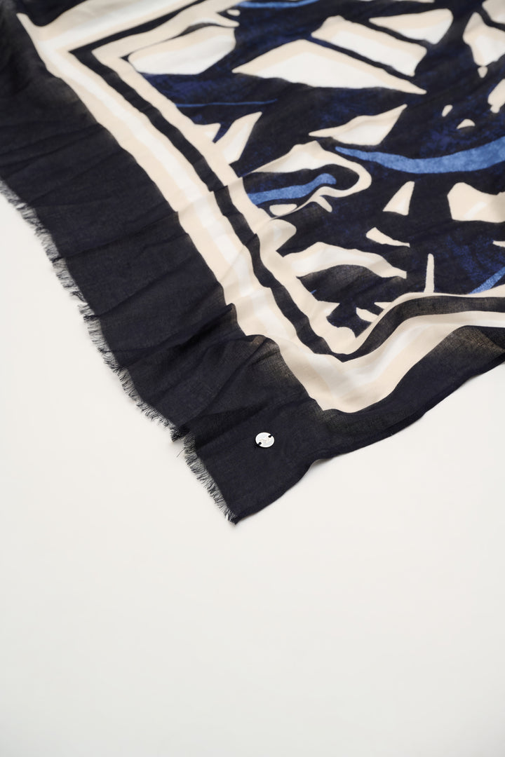 ABSTRACT WILLOW SCARF