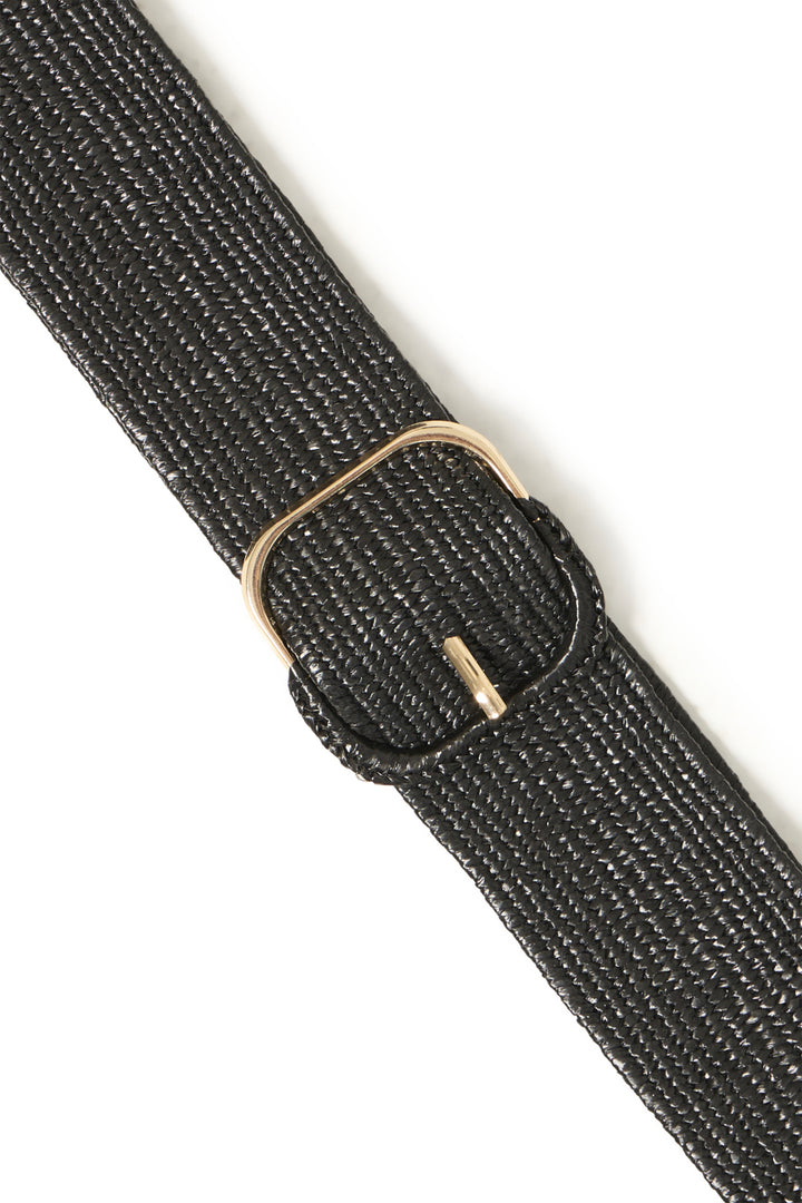 BLACK WOVEN BELT