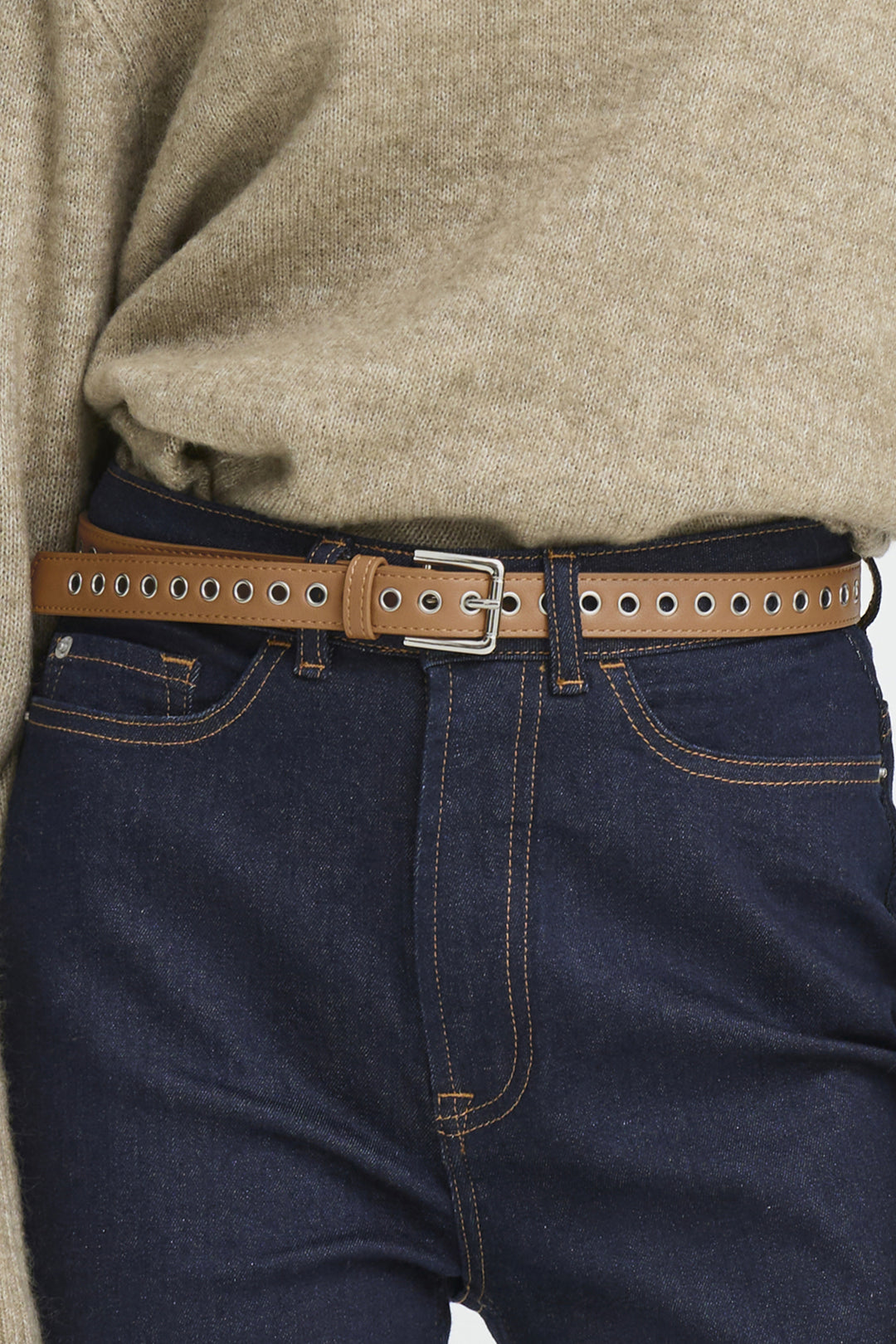 BELT WITH GROMMETS