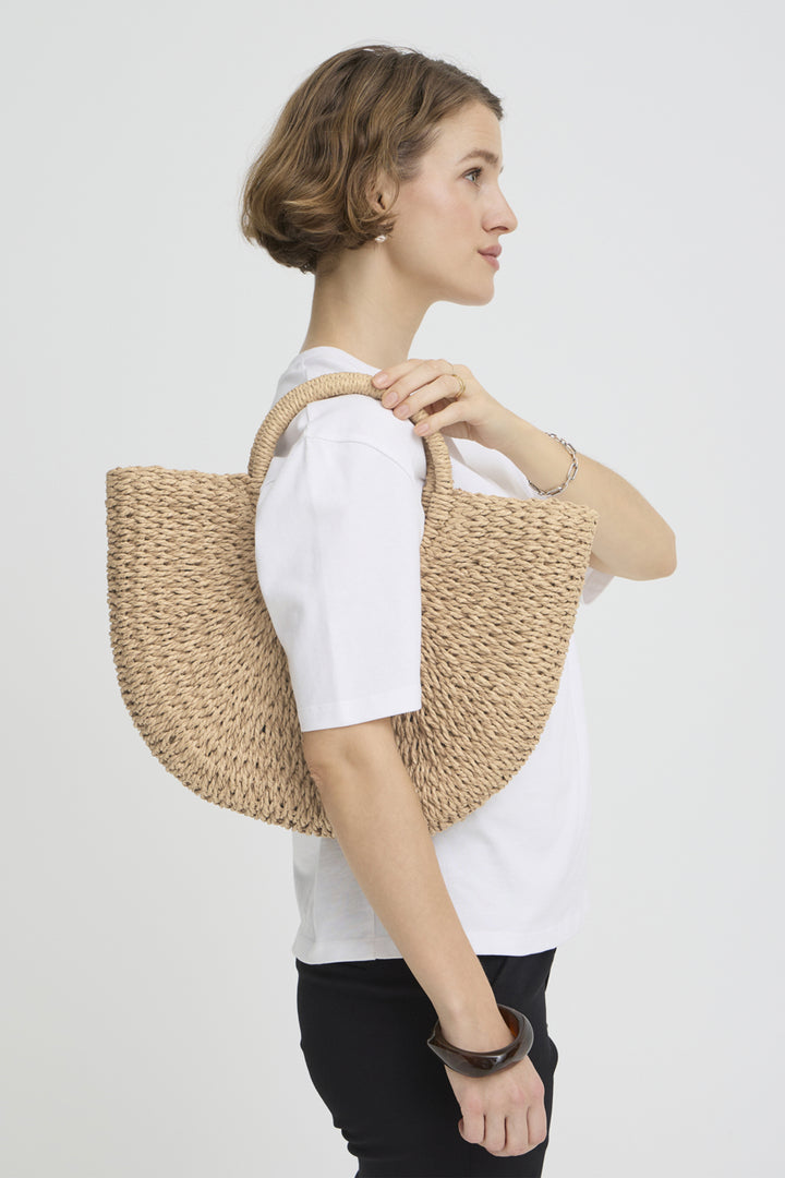 STRAW BEACH BAG