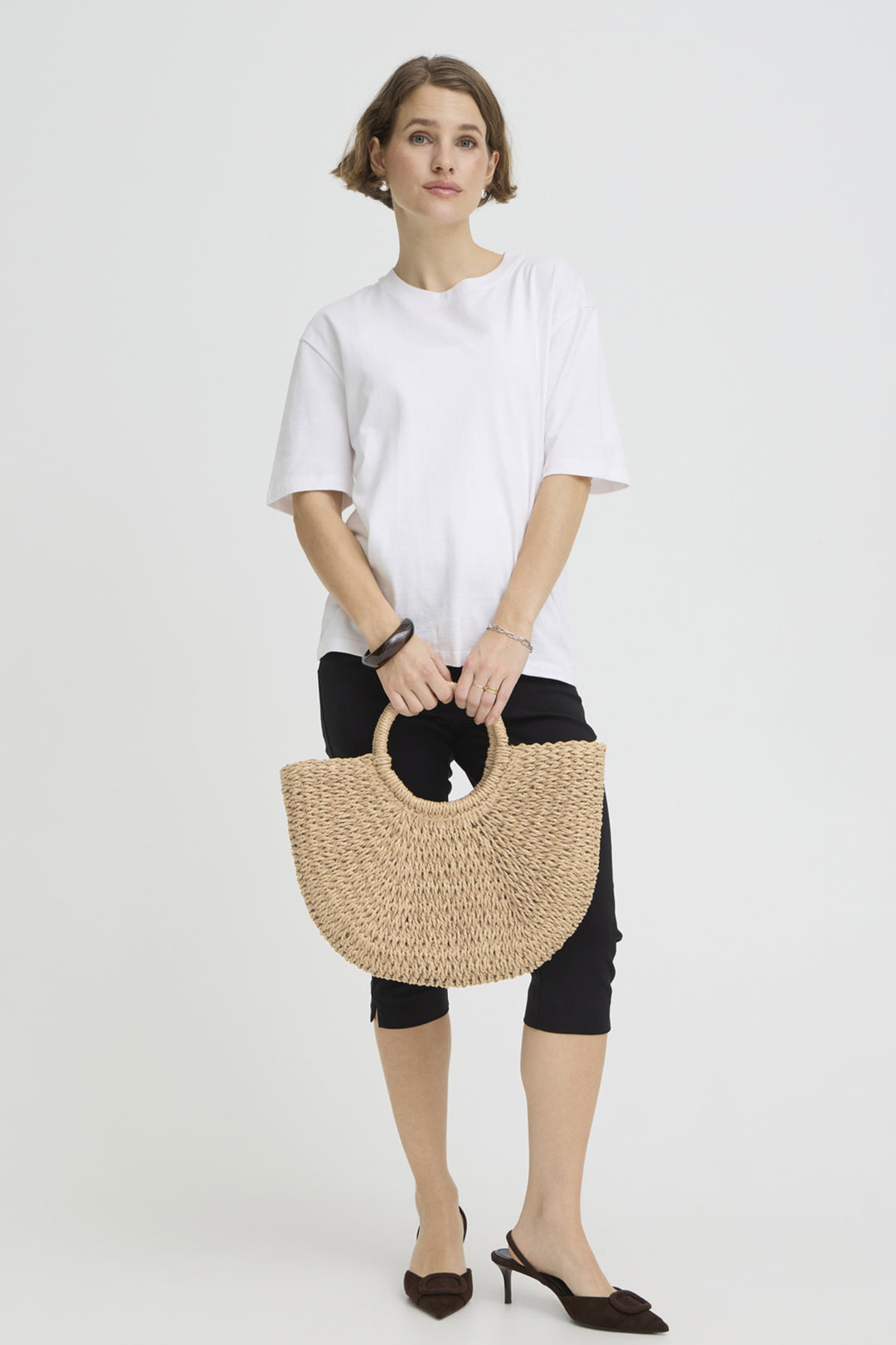 STRAW BEACH BAG