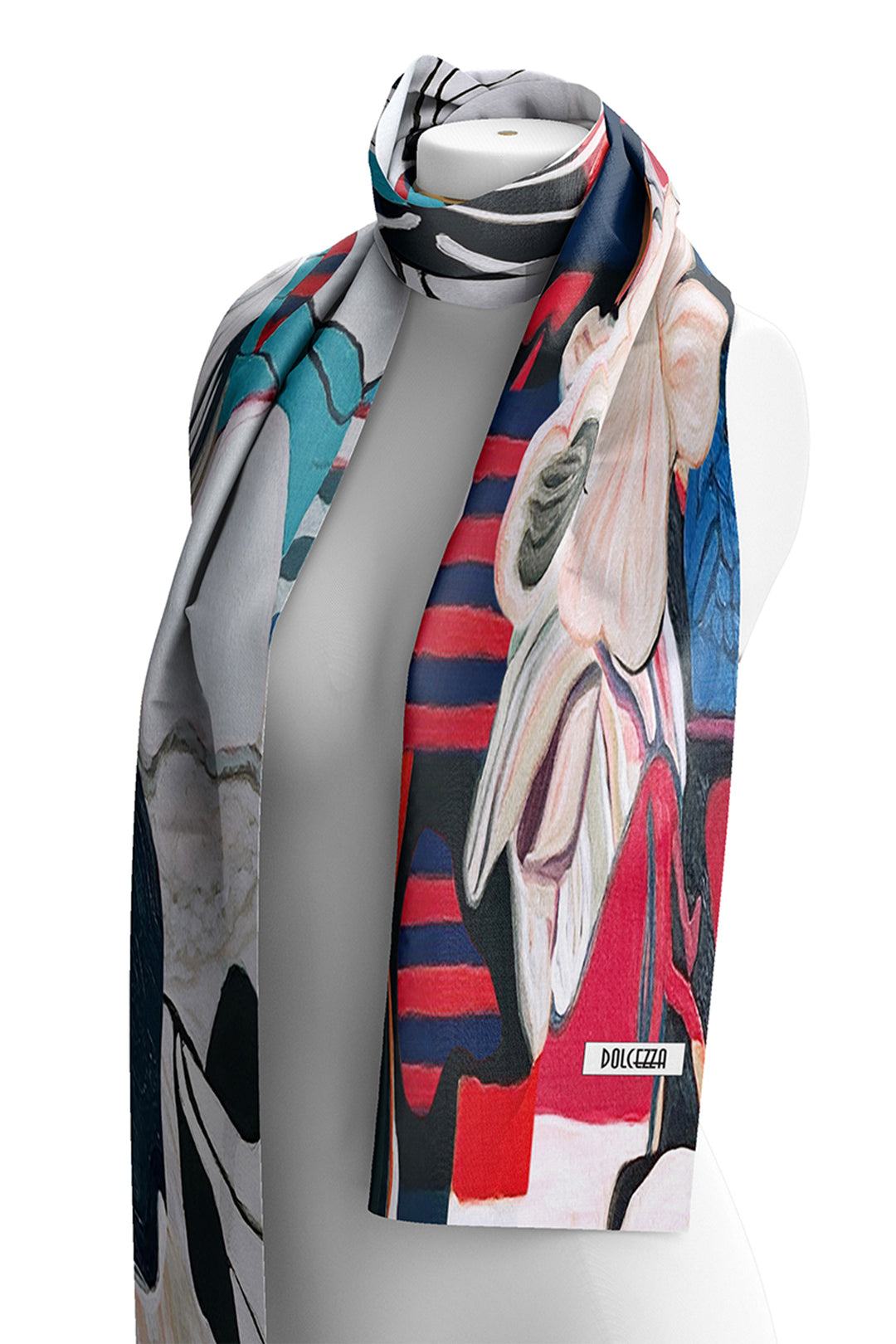 Light floral Dolcezza scarf 