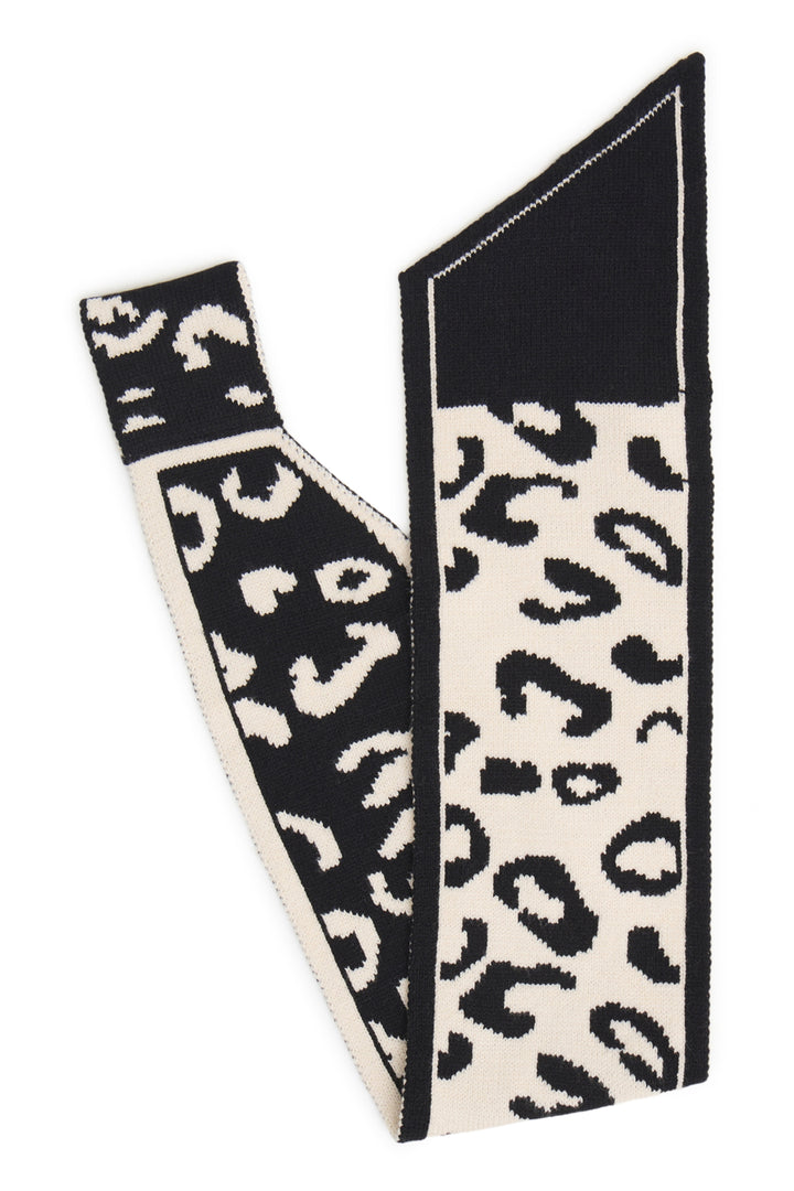 ANIMAL KNIT NECK SCARF