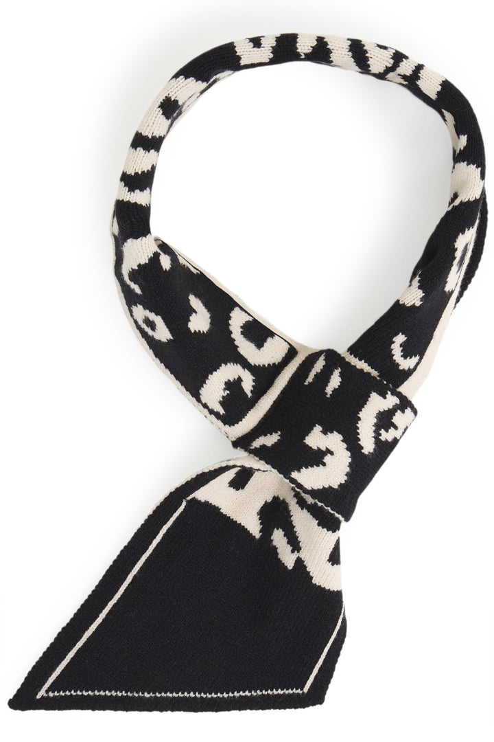 ANIMAL KNIT NECK SCARF