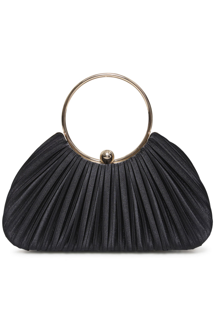 PLEATED CLUTCH BAG