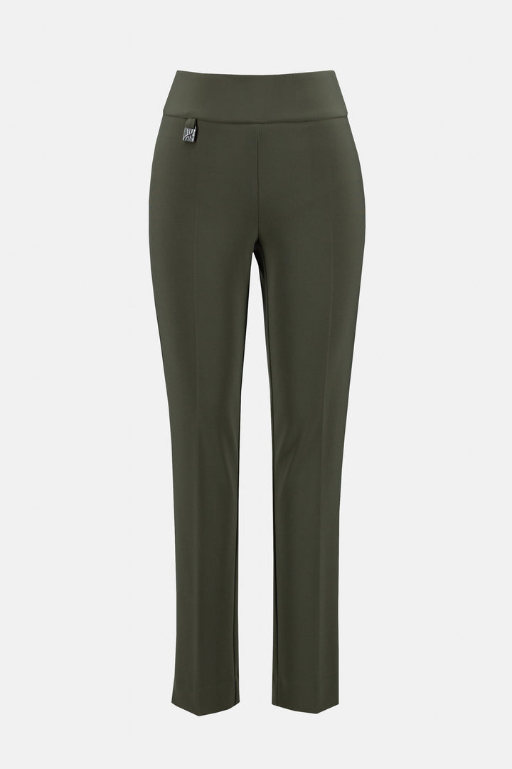 Joseph Ribkoff Fall 2023 women's business casual slim basic dress pant - avocado product front