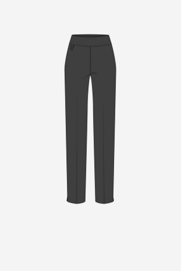 Joseph Ribkoff Fall 2023 women's business casual slim basic dress pant - slate