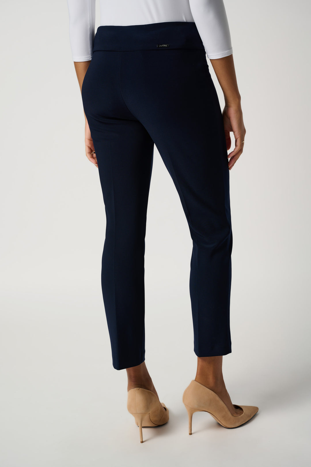 JOSEPH RIBKOFF  STYLE #181089 - 06/JC14 women's business casual cropped ankle dress pant - midnight blue back