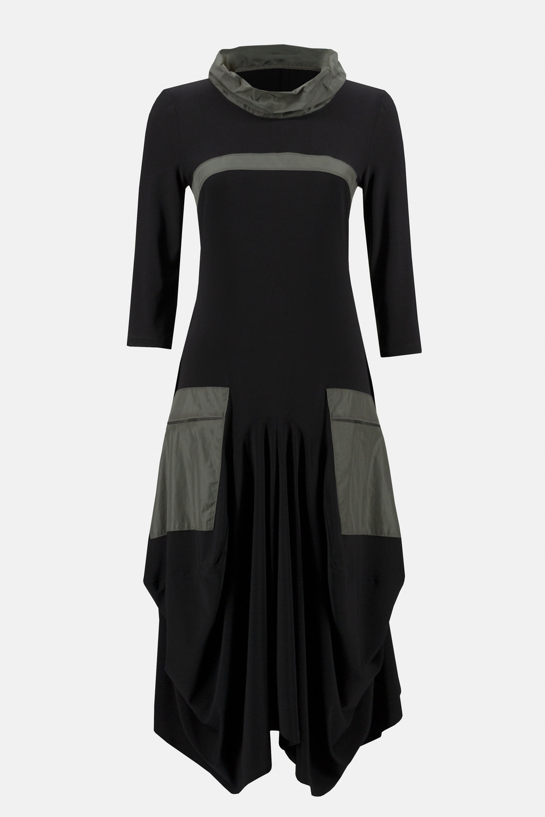 Joseph Ribkoff Fall 2023 women's dressy casual asymmetrical funky dress with pockets - product 
