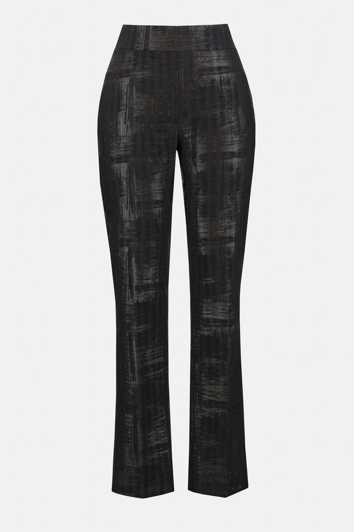 Joseph Ribkoff Fall 2023 women's business casual straight leg coated dress pants - product front