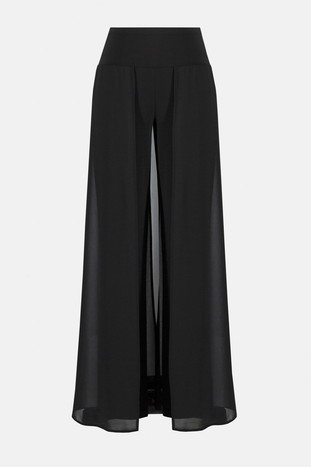 Joseph Ribkoff Fall 2023 women's christmas holiday event wedding black wide palazzo pant  - product front