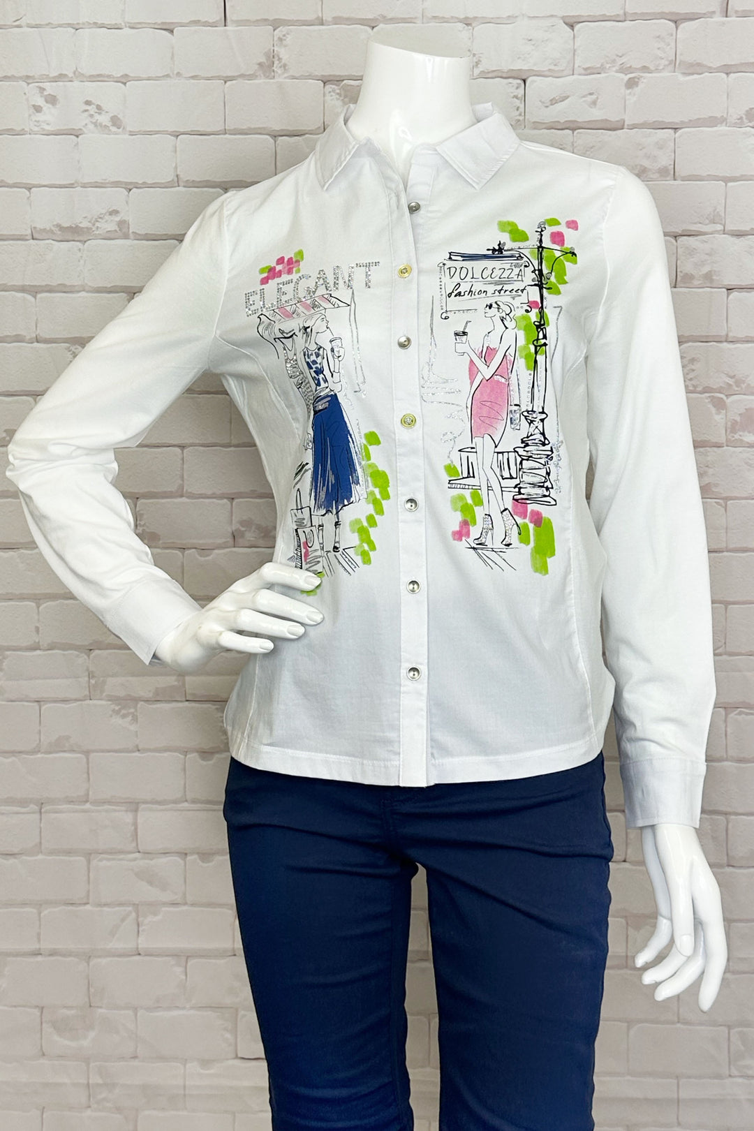 Elainilye Fashion Womens Shirt Long Sleeve Turndown Collar Button Casual  Elastic Comfy Blouse Shirts 