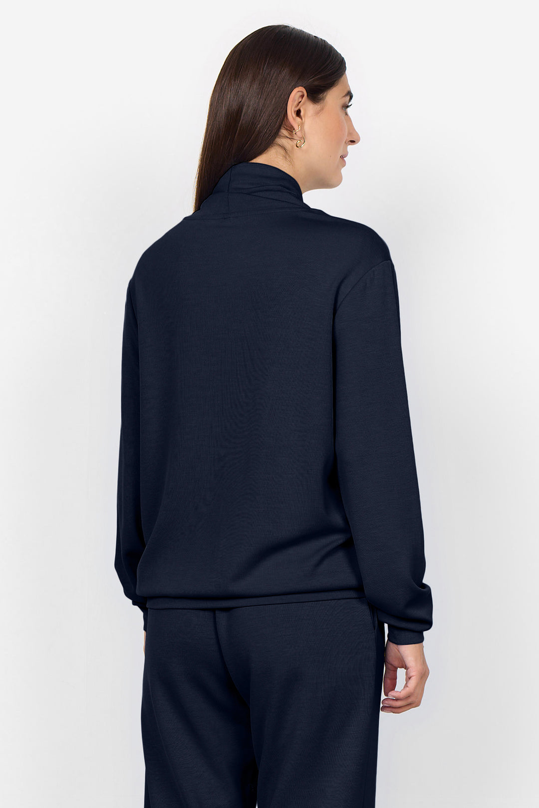 BANU LS DRAWSTRING NECK TOP