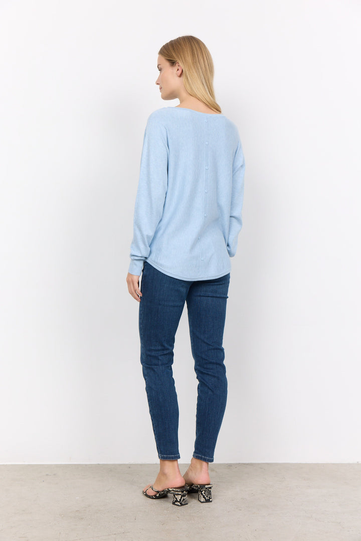BUTTON BACK LONG SLEEVE