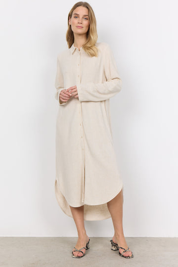 SOYA CONCEPT Brigitte Navy Stripe Polo Dress – Feminine Casual Dress