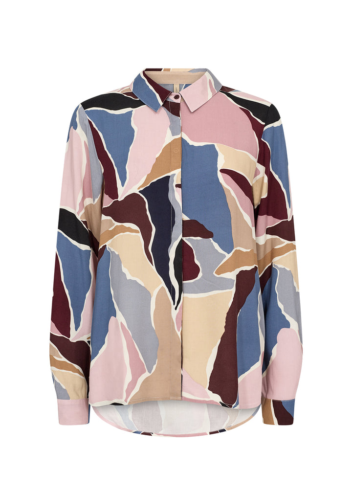 ABSTRACT PRINT BLOUSE