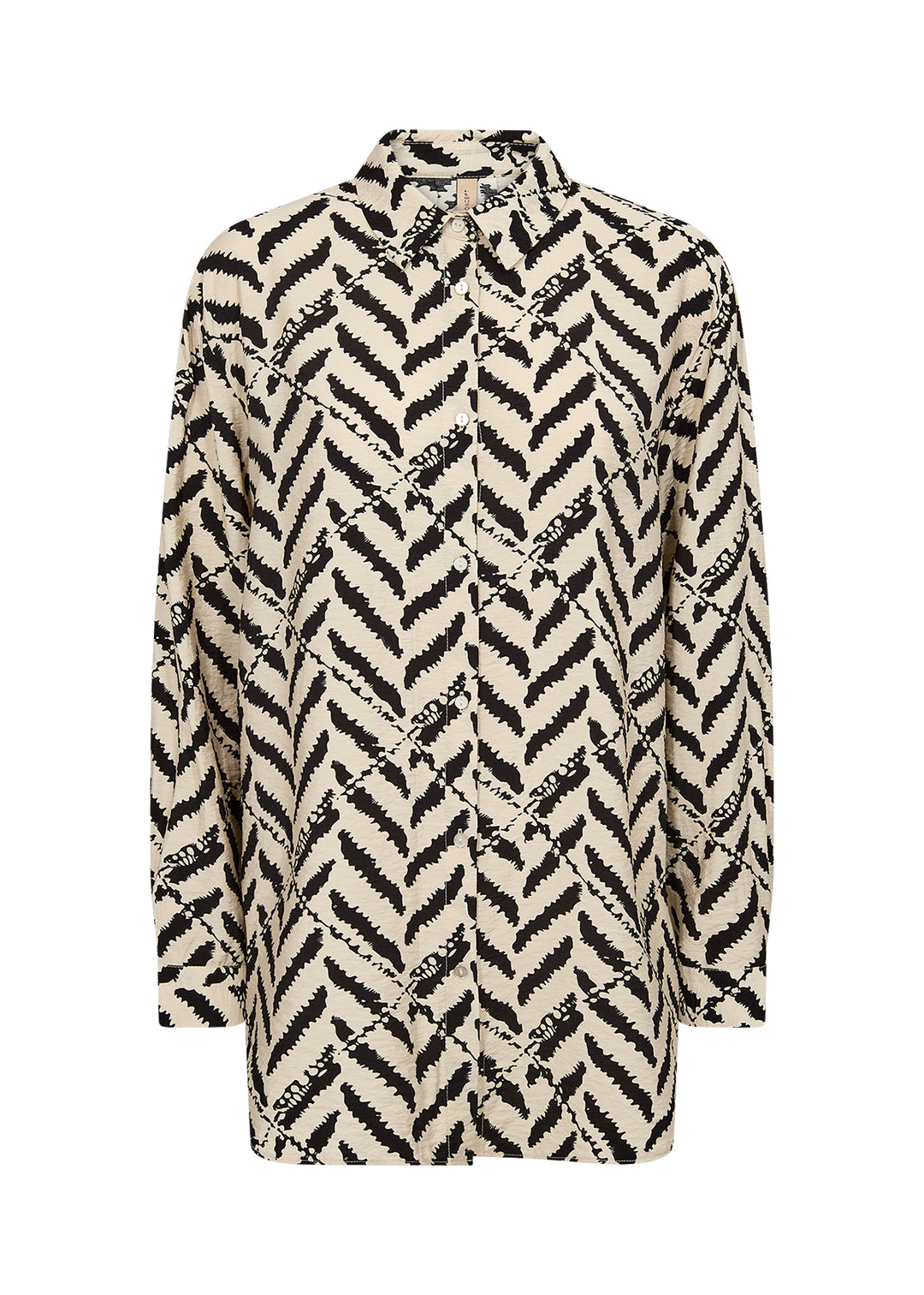 CHEVRON PRINT BLOUSE