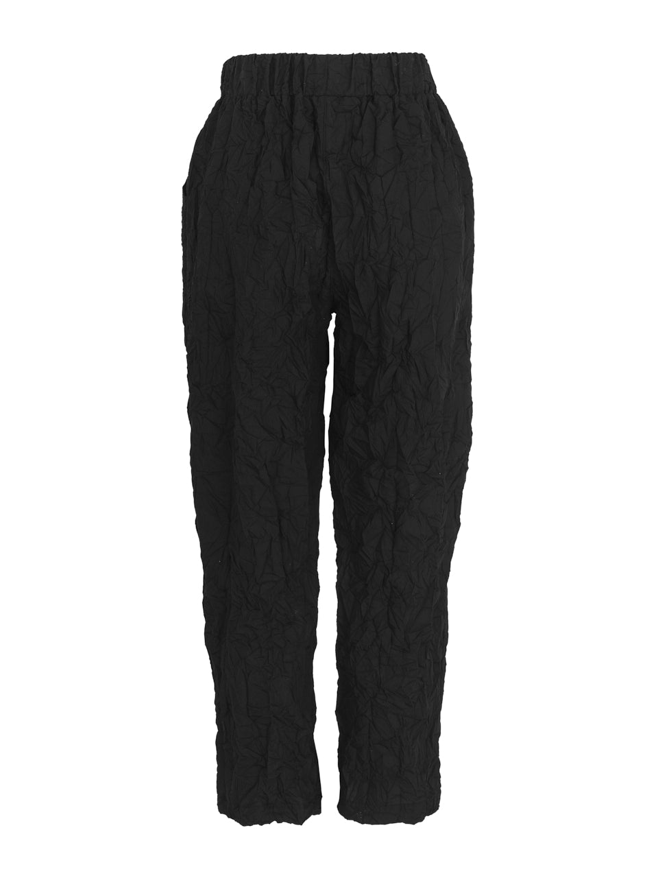 STONE ALLEY BLACK CROP PANT WITH ZIPPERS