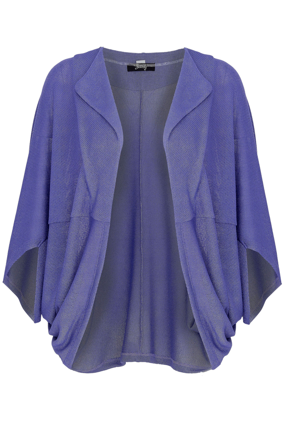 EVER SASSY Spring 2024 This Touch Of Nature Cardigan is made of free flowing, light and wavy viscose fabric, perfect for capris and crop pants. Its loose, relaxed fit drapes gracefully for a comfortable, stylish look.