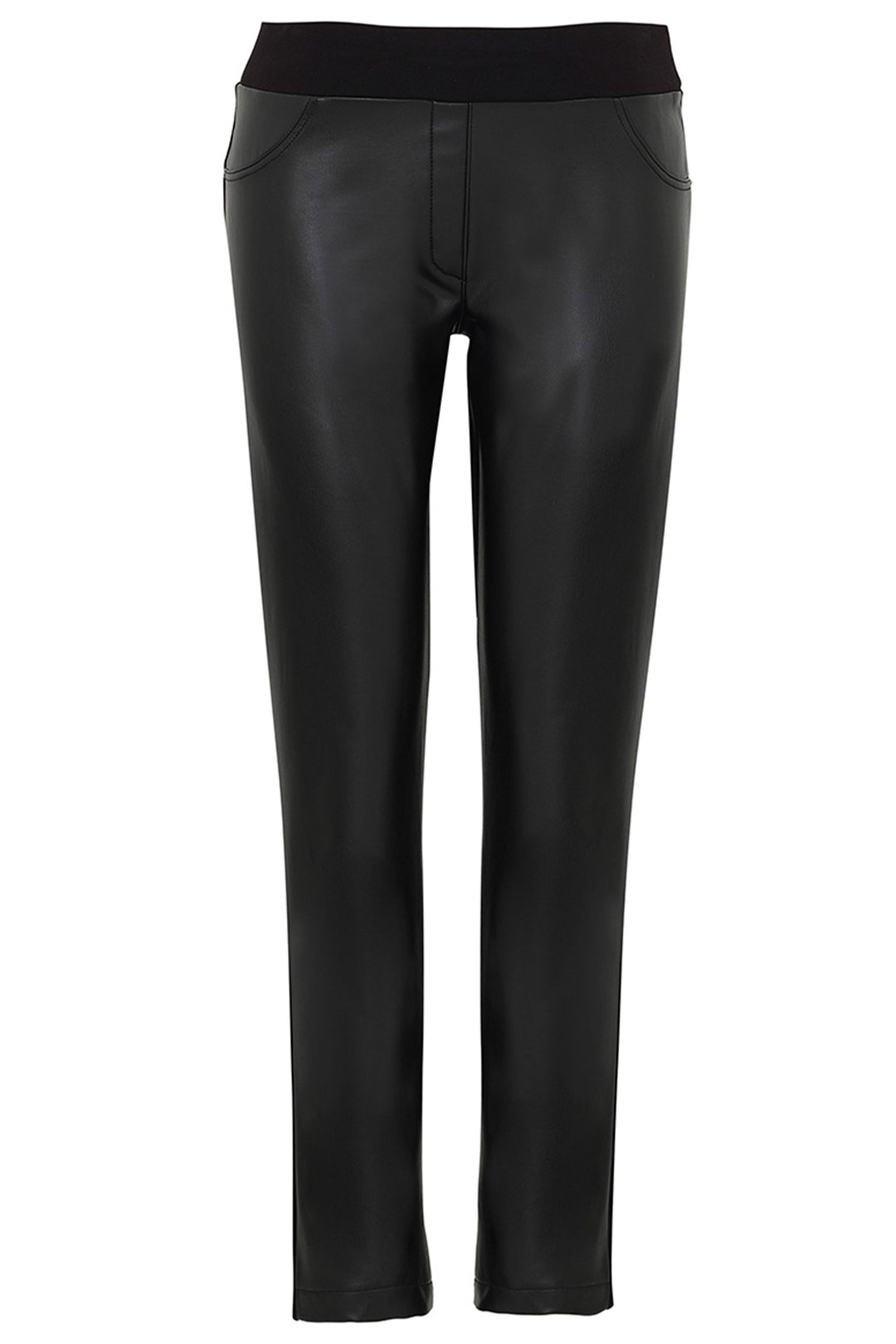 PLEATHER FRONT PANT