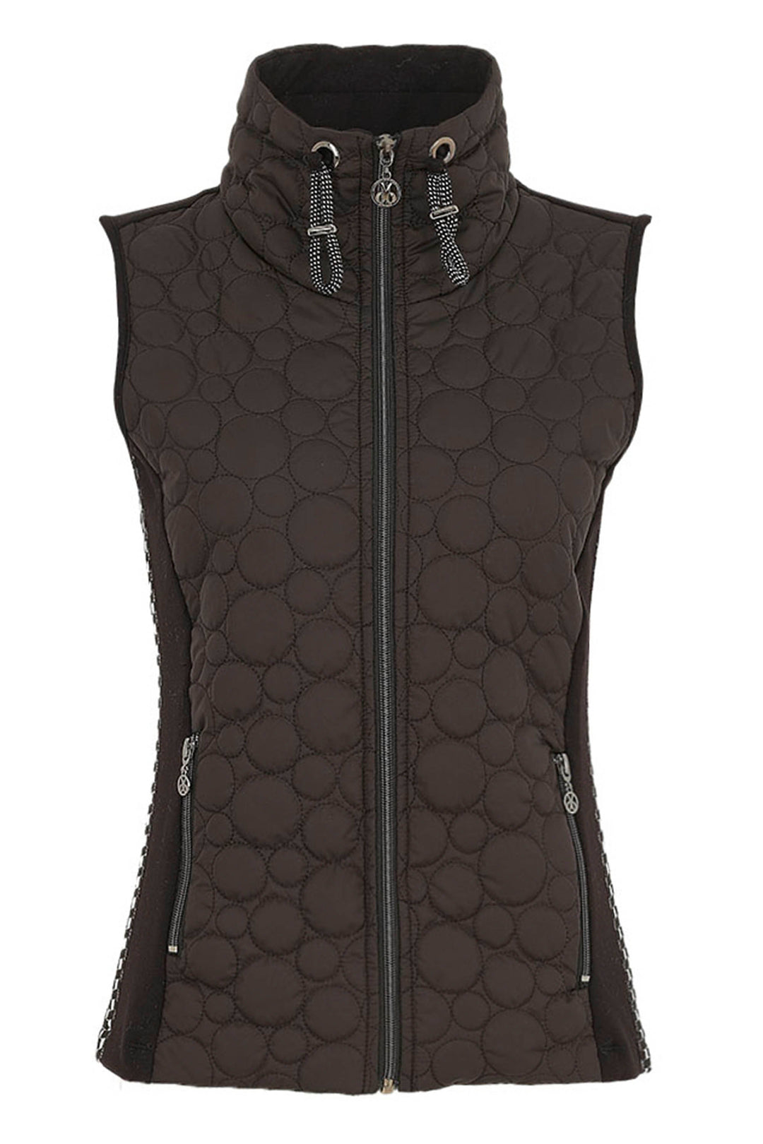 BLACK WITH A TWIST QUILT FRONT VEST