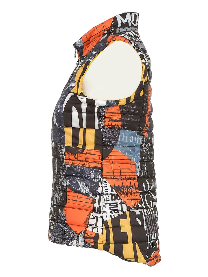 NEWSPAPER PUFFY VEST