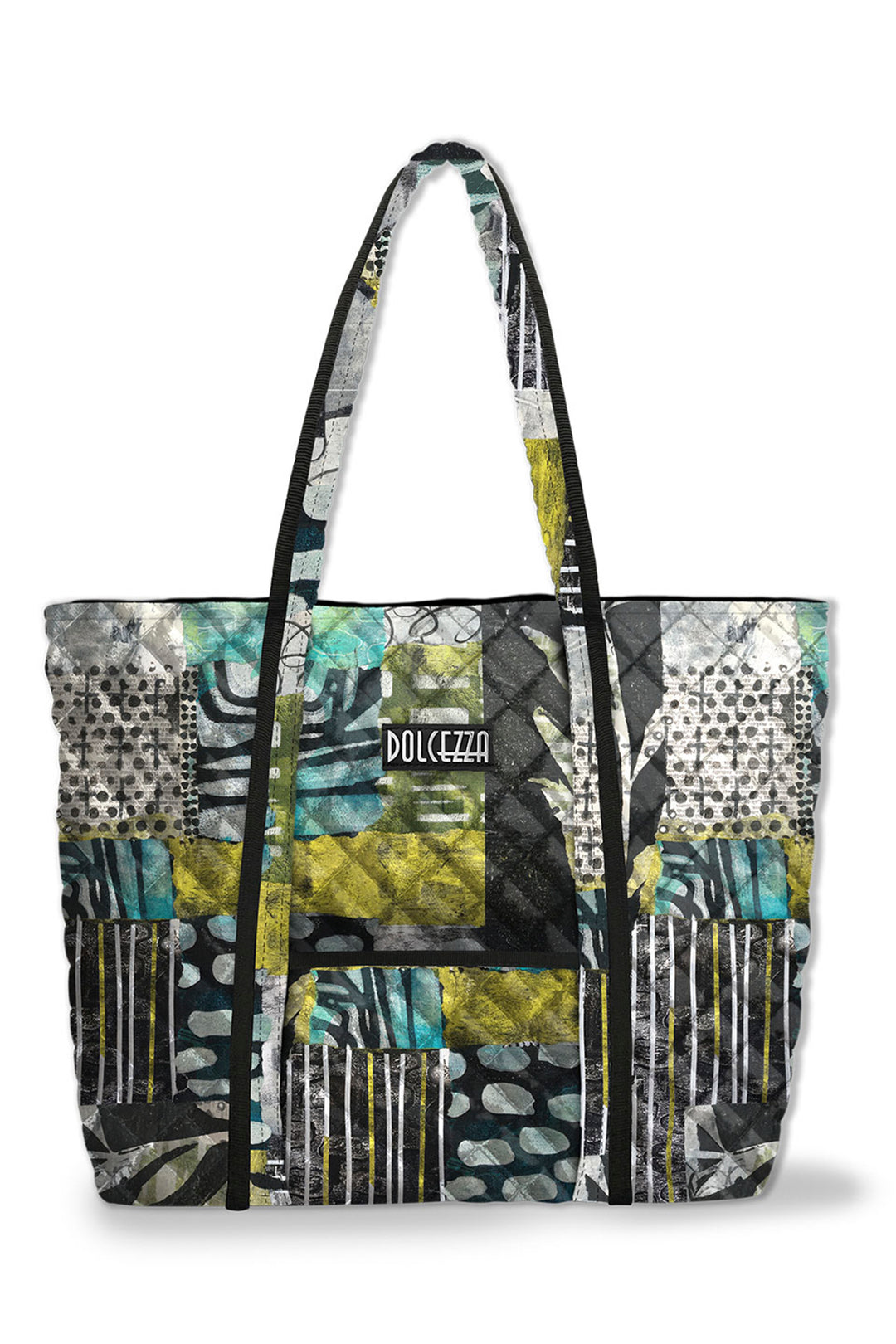 MONO LEAF QUILTED TOTE BAG