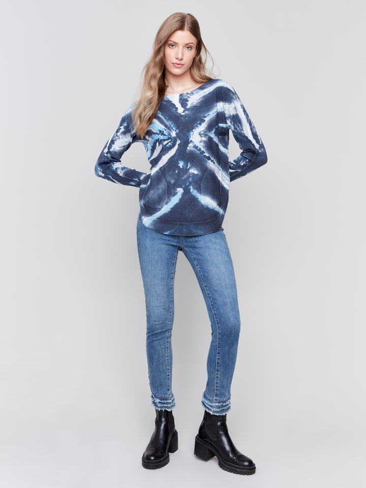 DIAMOND TIEDYE LS TOP