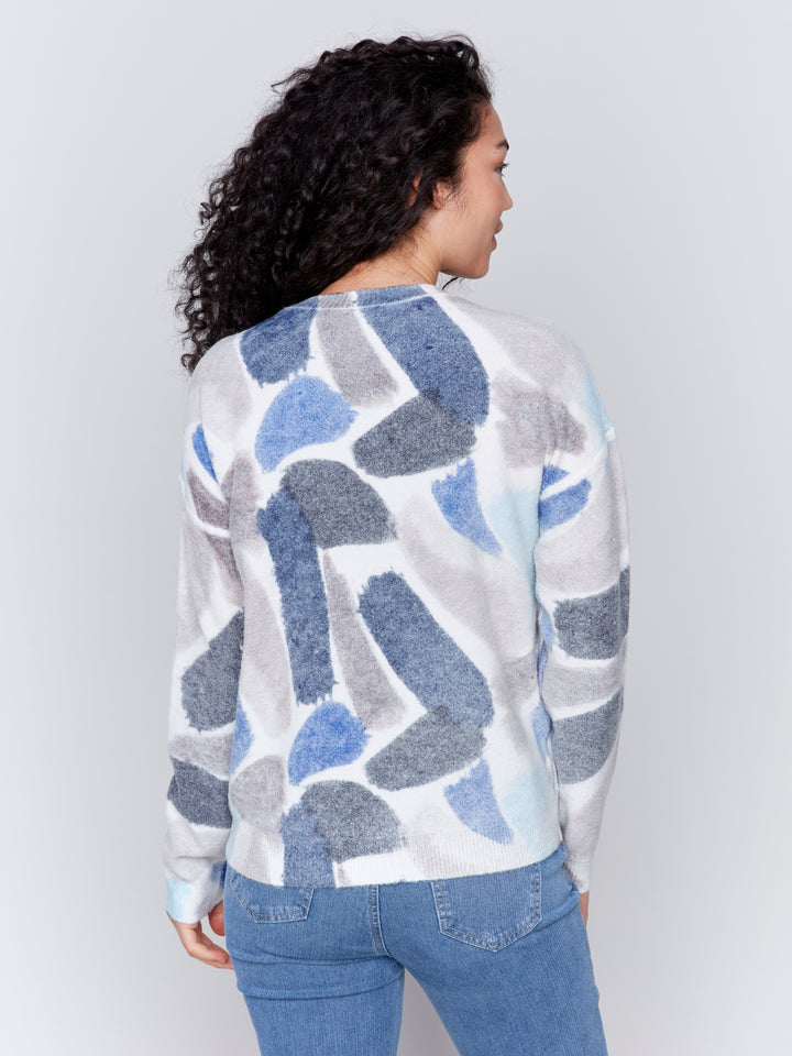 REVERSIBLE PAINT STROKES TOP