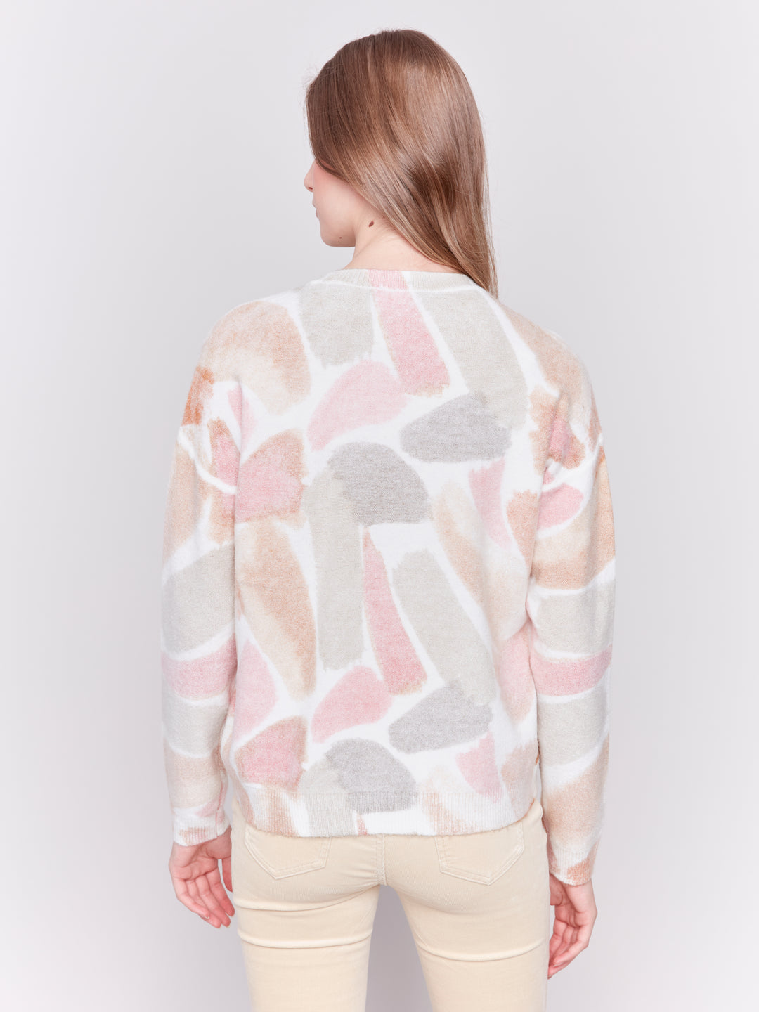 REVERSIBLE PAINT STROKES TOP