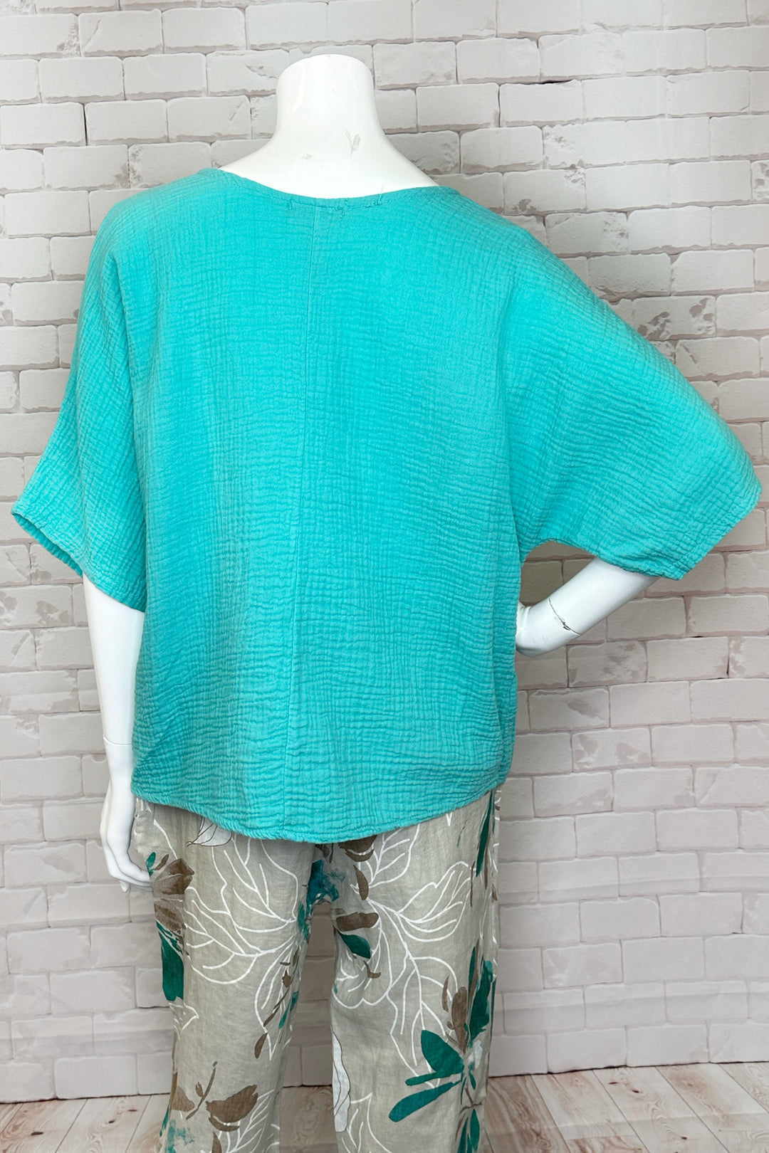 CRINKLE TOP WITH POCKET