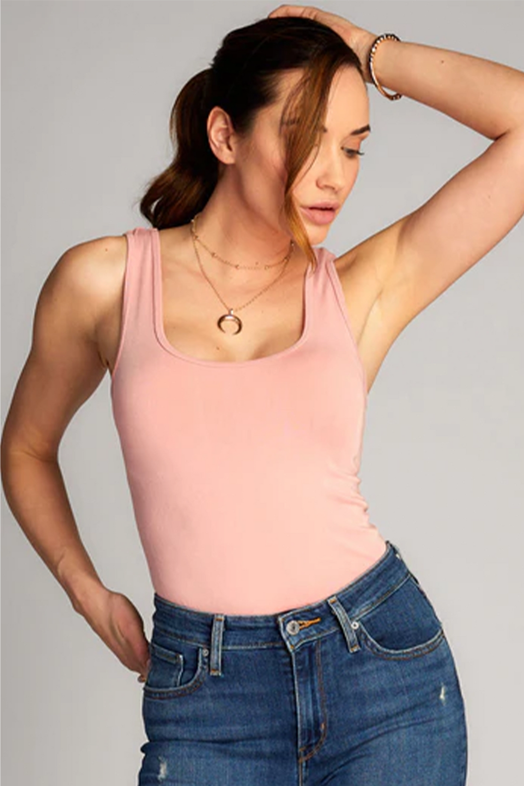 Stretchy and comfortable, it is perfect for activewear, outerwear or just lounging around!