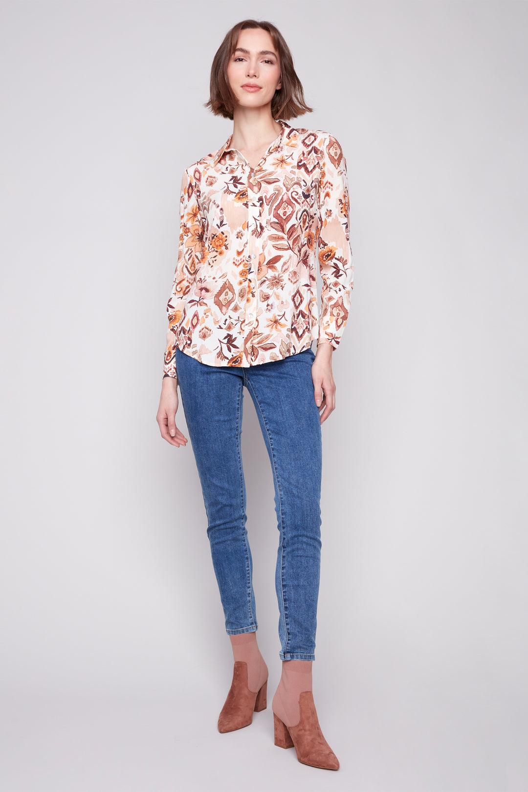 FLORAL PRINT BLOUSE