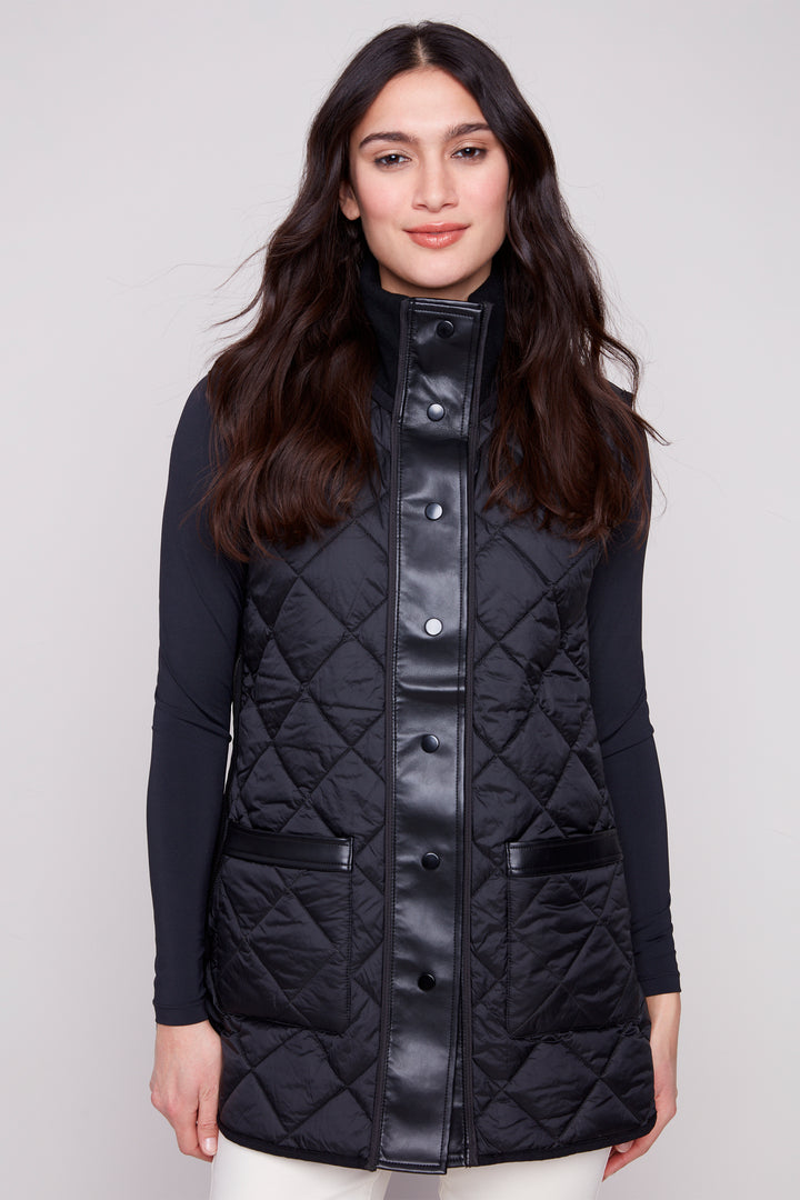 REVERSIBLE QUILTED VEST