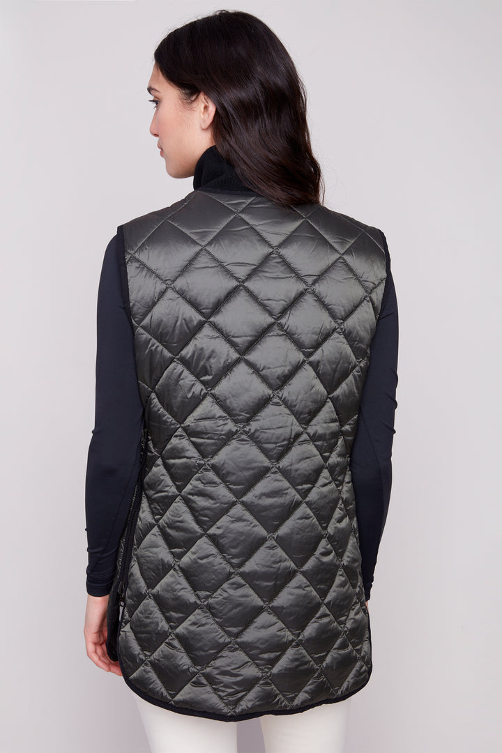 REVERSIBLE QUILTED VEST