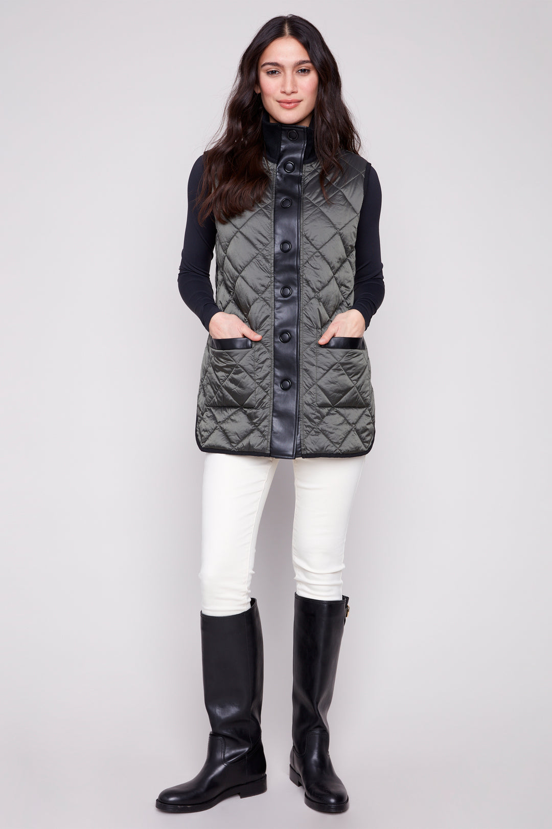 REVERSIBLE QUILTED VEST