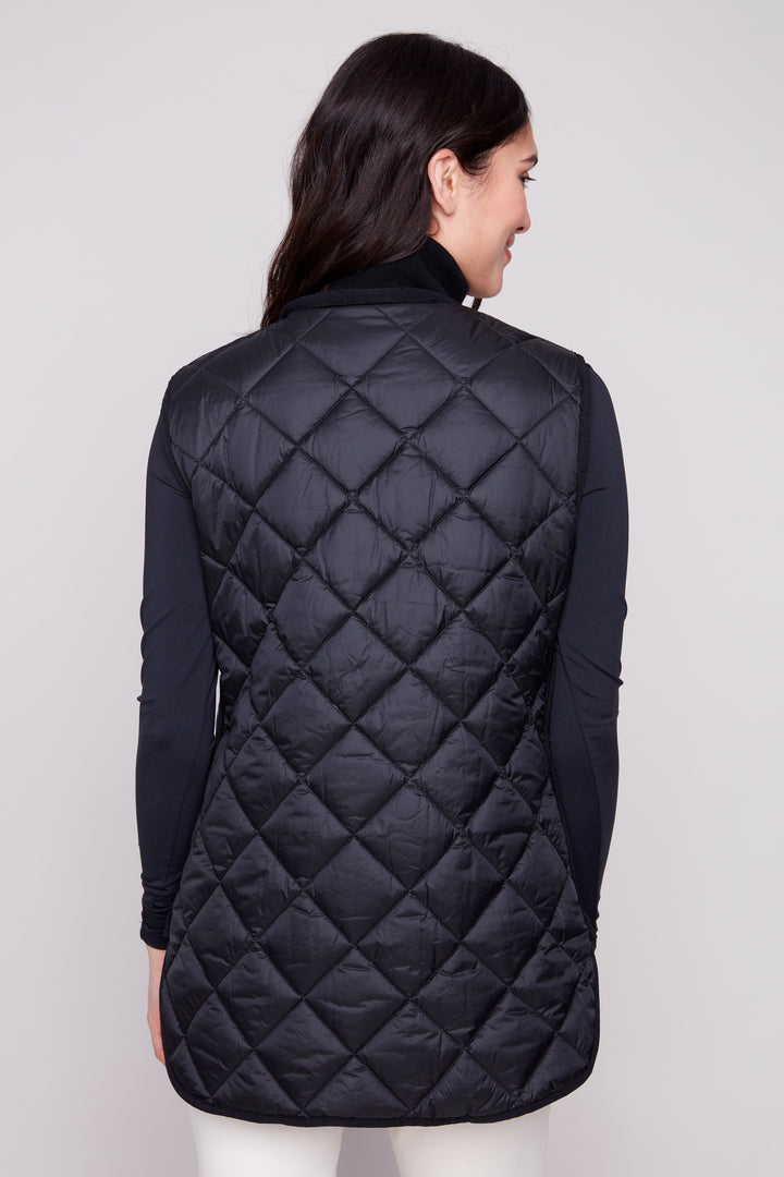 REVERSIBLE QUILTED VEST