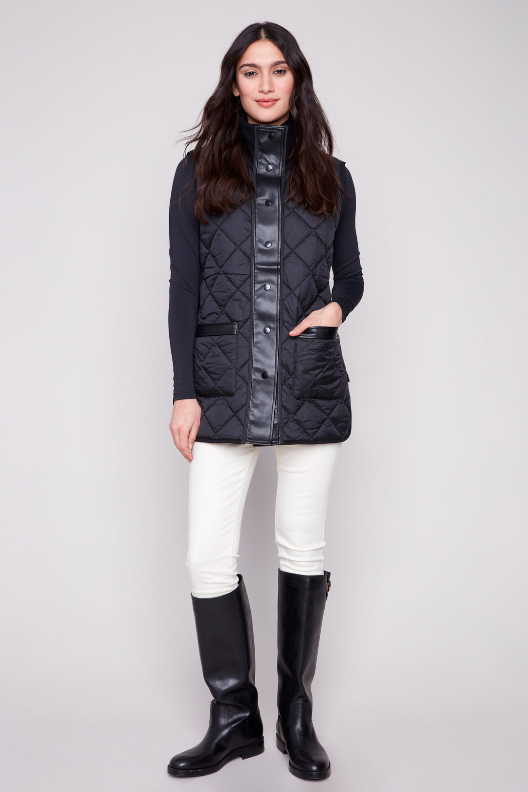 REVERSIBLE QUILTED VEST