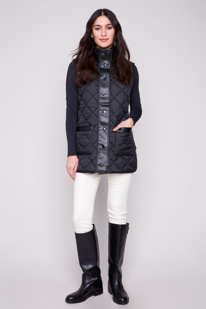 REVERSIBLE QUILTED VEST