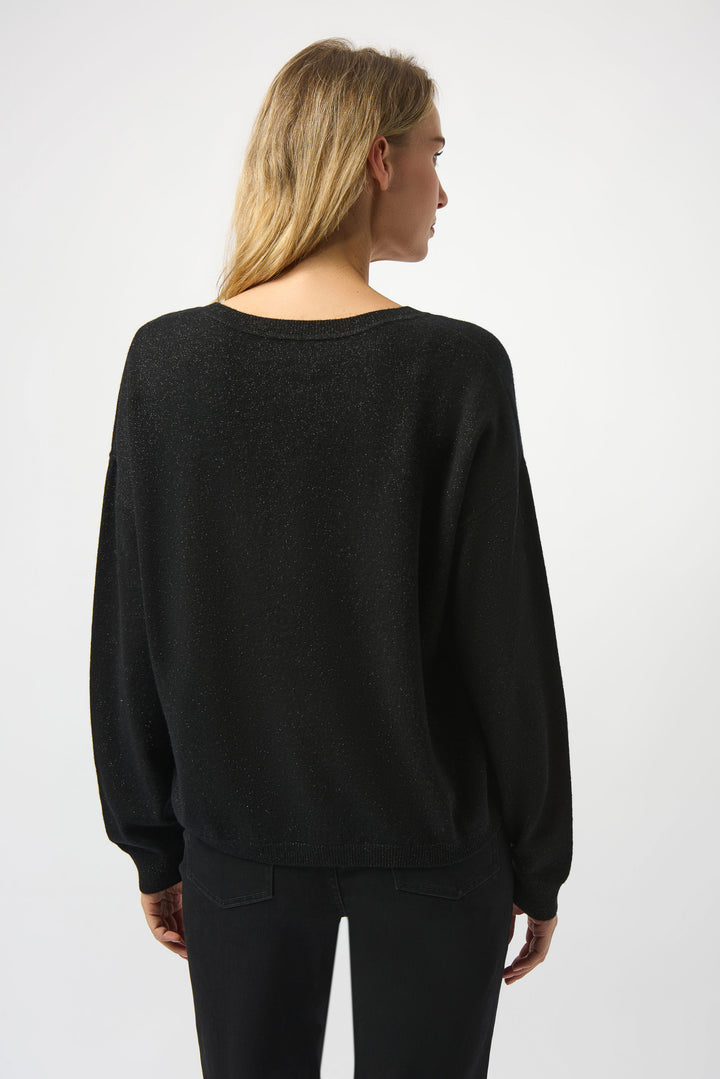 WOOL LS V-NECK SWEATER TOP