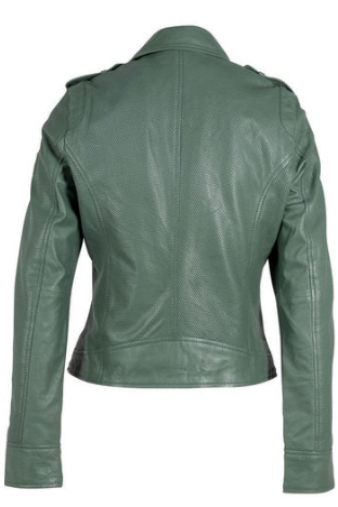 REAL PERFORATED LEATHER JACKET