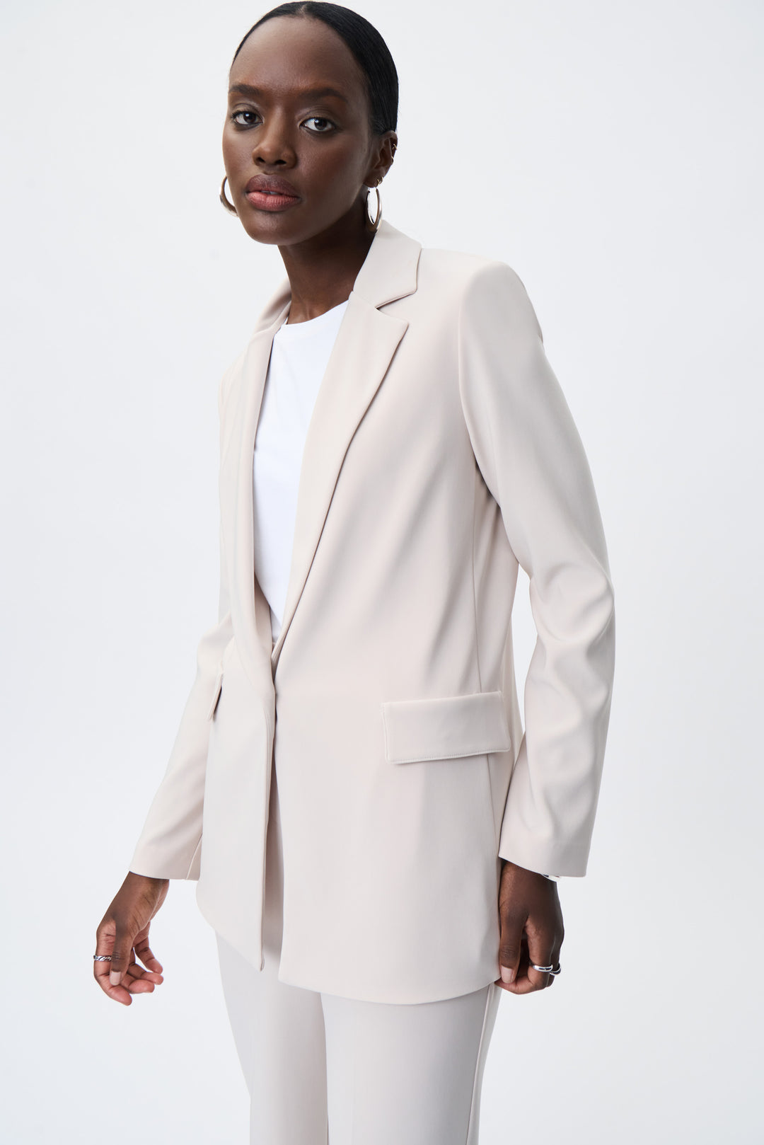 SINGLE BUTTON BLAZER – Aldila Boutique