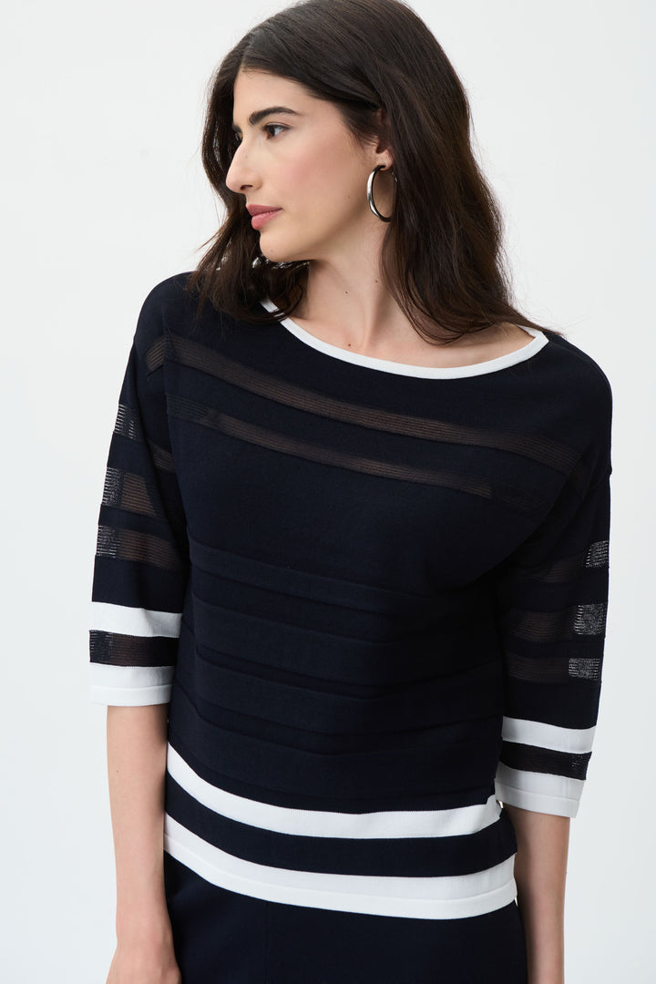 3/4 SLEEVE KNIT TOP
