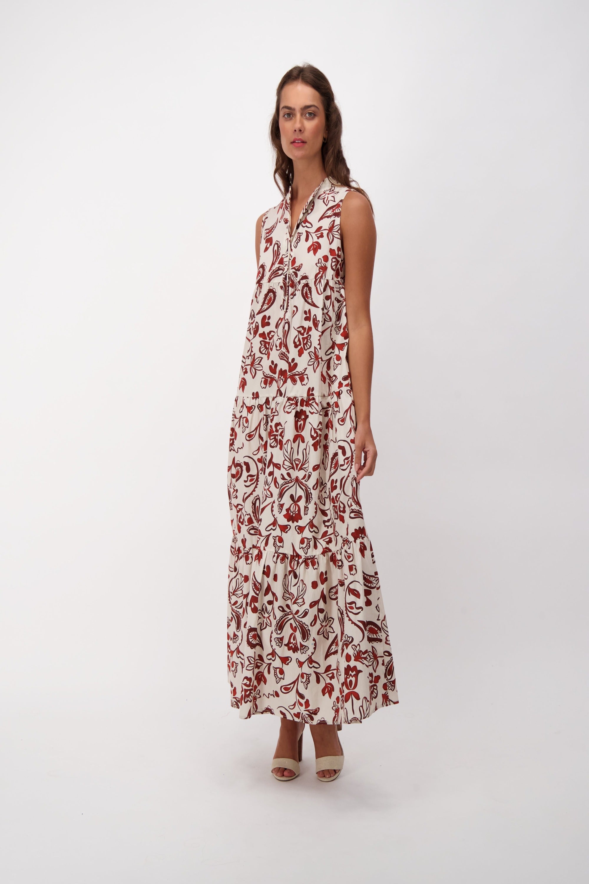 BOHO FLORAL DRESS Aldila Boutique