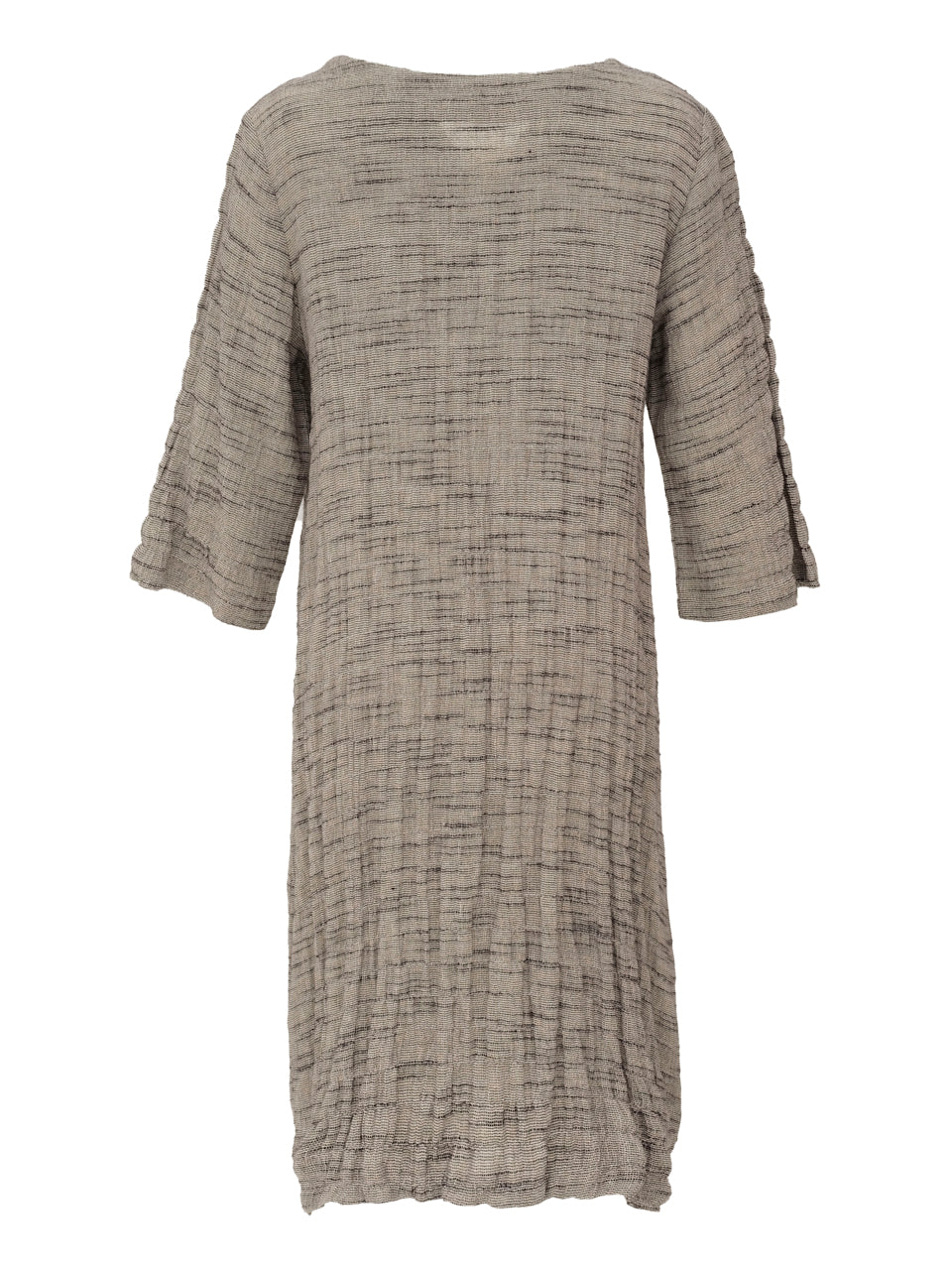 Ever Sassy Spring 2023 women's casual relaxed fitting loose cotton and linen dress - product back